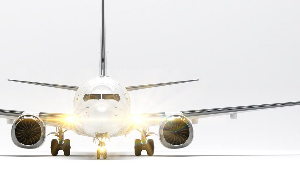 Front view of Boeing 737 MAX