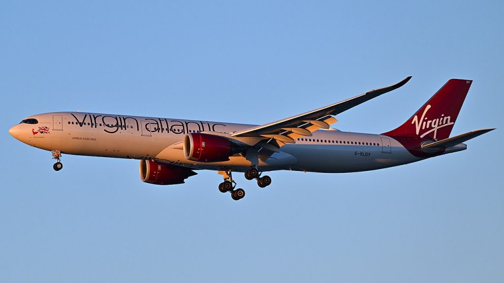A Virgin Atlantic A330neo on approach